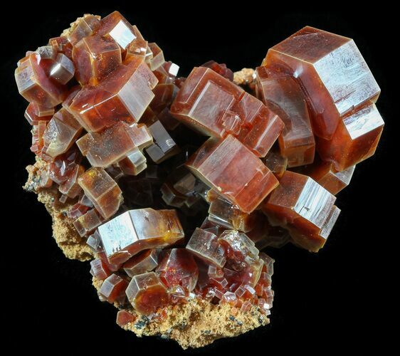Ruby Red Vanadinite Crystals (Large Crystals) - Morocco #51303